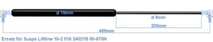 Suspa Liftline 16-2 016 24021B